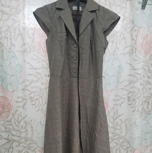 Calvin Klein side zip belted dress